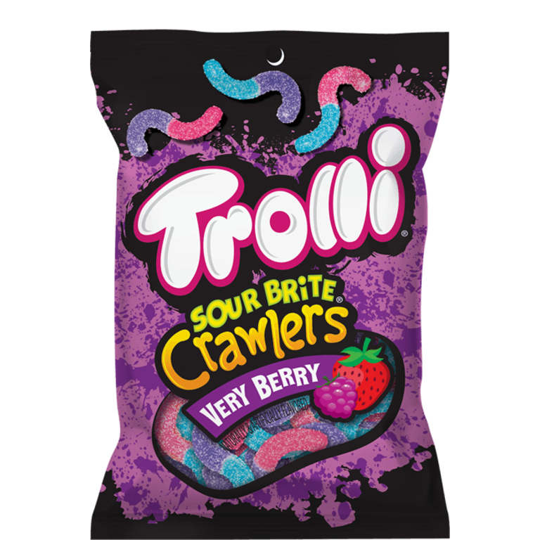 Trolli - Sour Brite Crawlers - Fruits des champs - 142g