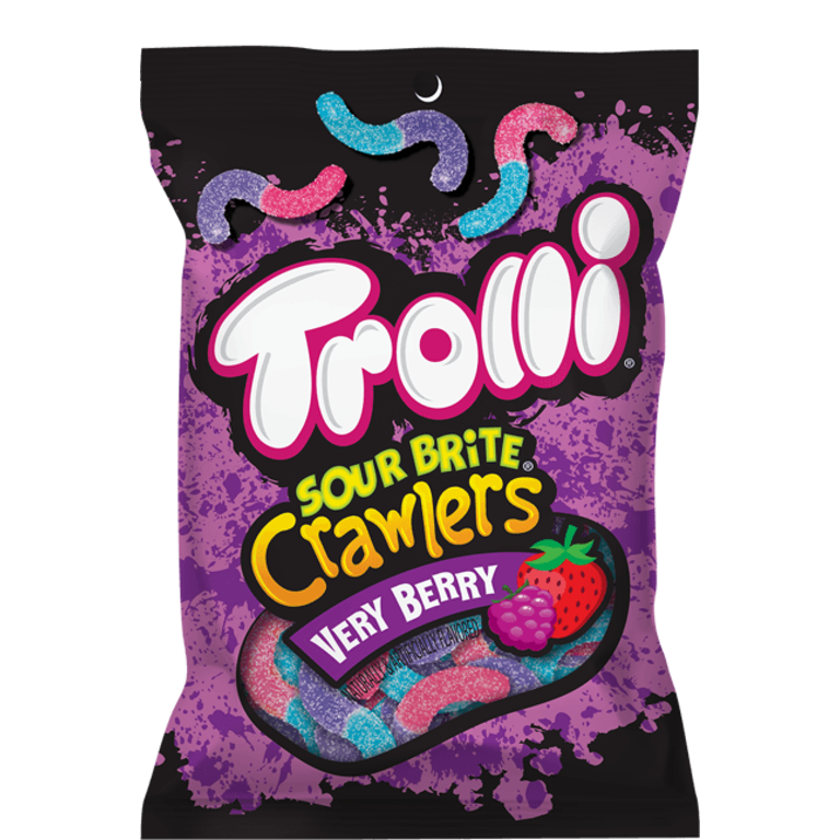 Trolli - Sour Brite Crawlers - Fruits des champs - 142g*