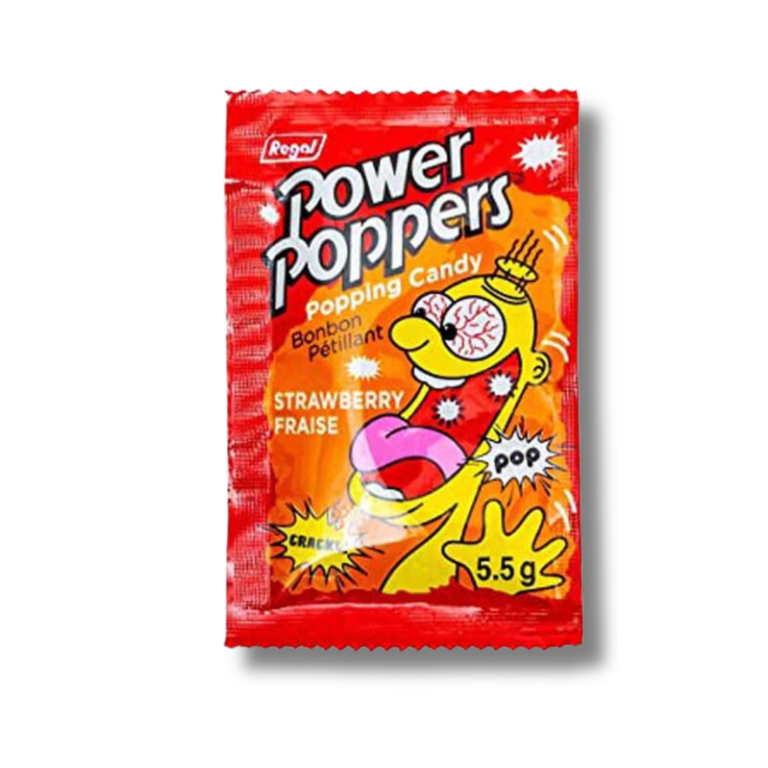 Power Poppers - Popping Candy - Fraise - 5.5g