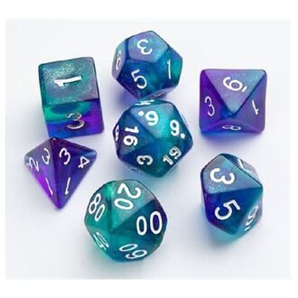 Gamegenic (Gamegenic) Galaxy Series RPG Set - 7 Piece Set - Neptune