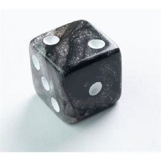 Gamegenic (Gamegenic) 12D6 16MM Dice - Galaxy Series - Moon