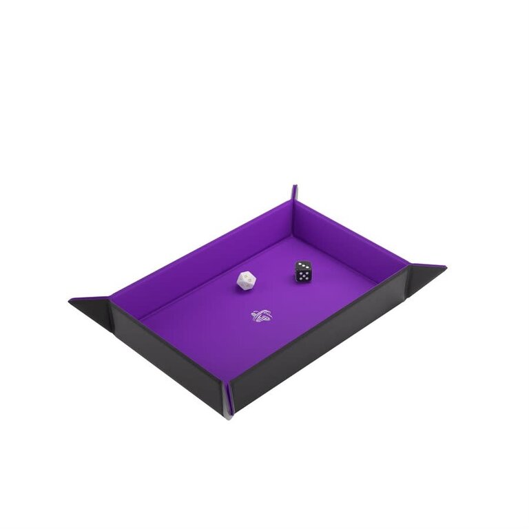 Gamegenic (Gamegenic) Magnetic Dice Tray - Rectangular - Black/Purple