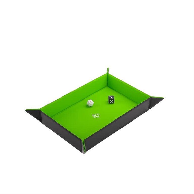 Gamegenic (Gamegenic) Magnetic Dice Tray - Rectangular - Black/Green