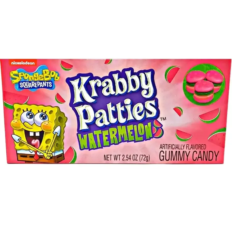 SpongeBob - Krabby Patties - Watermelon - 72g