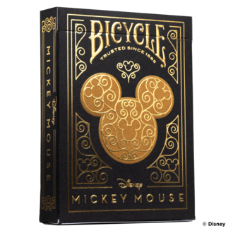Bicycle Cartes à jouer - Bicycle - Disney Mickey - Black / Gold