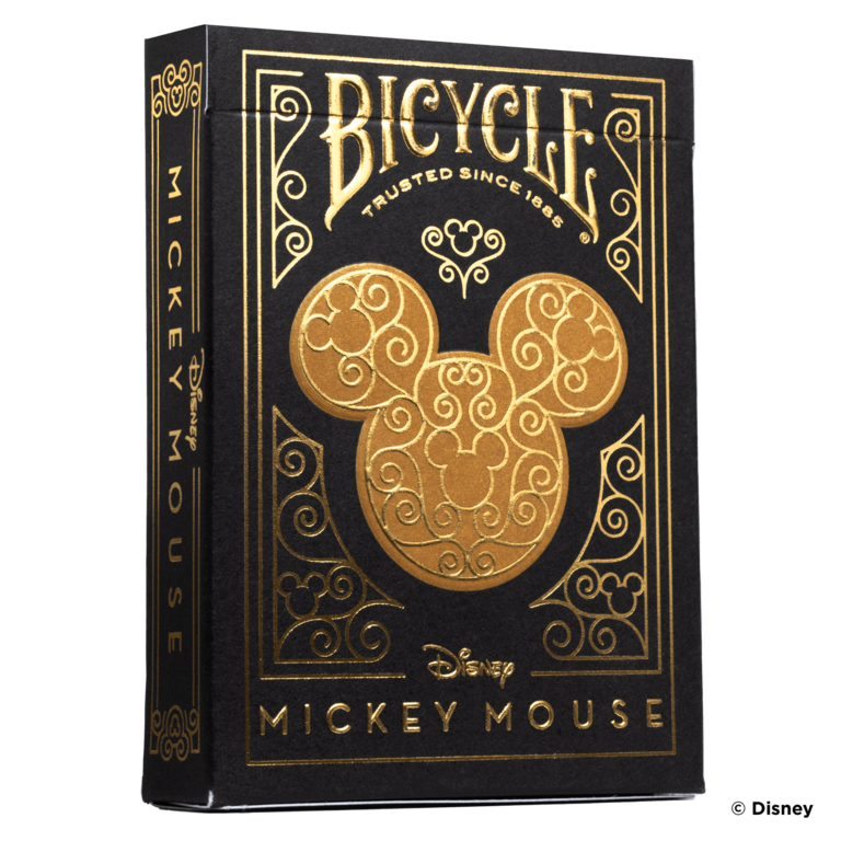 Bicycle Cartes à jouer - Bicycle - Disney Mickey - Black / Gold