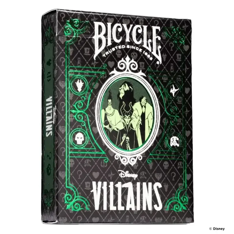 Bicycle Playing Cards - Bicycle - Disney Villainous - Green