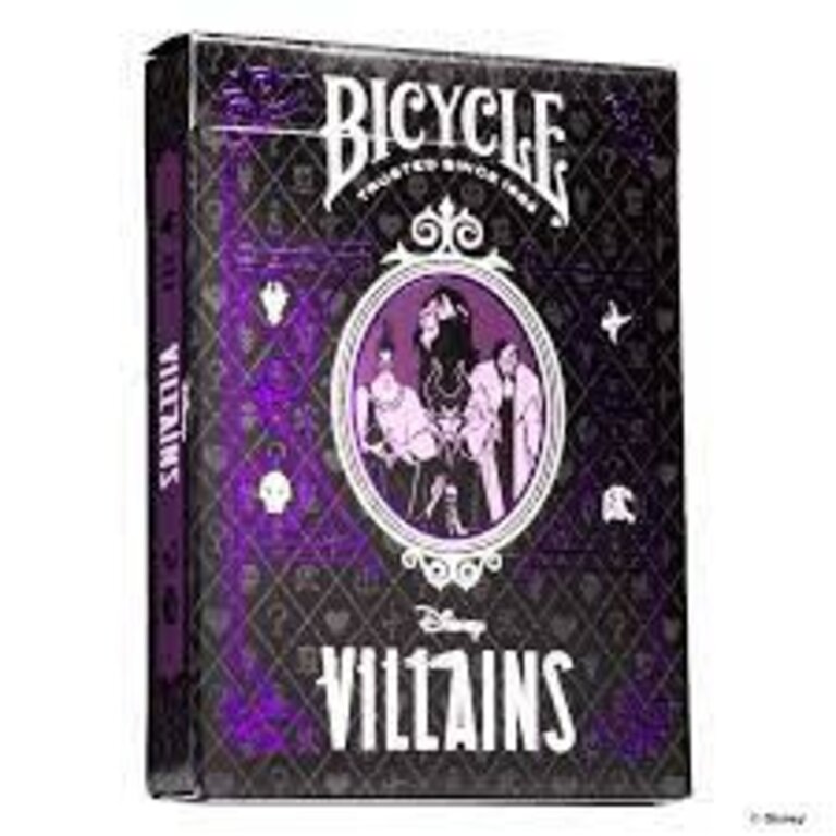 Bicycle Cartes à jouer - Bicycle - Disney Villainous - Mauve