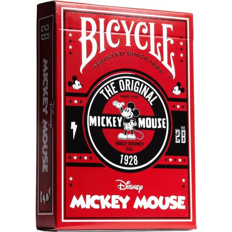 Bicycle Cartes à jouer - Bicycle - Disney Classic Mickey - Red