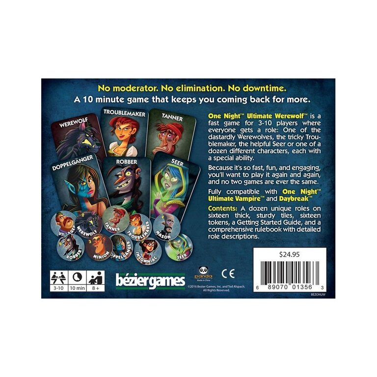 One Night Ultimate Werewolf (Anglais)*