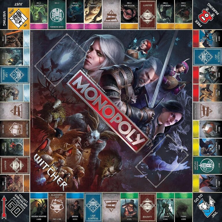 Monopoly - The Witcher (Anglais)