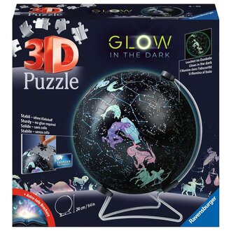 Globe brille dans le noir - 180 pieces 3D