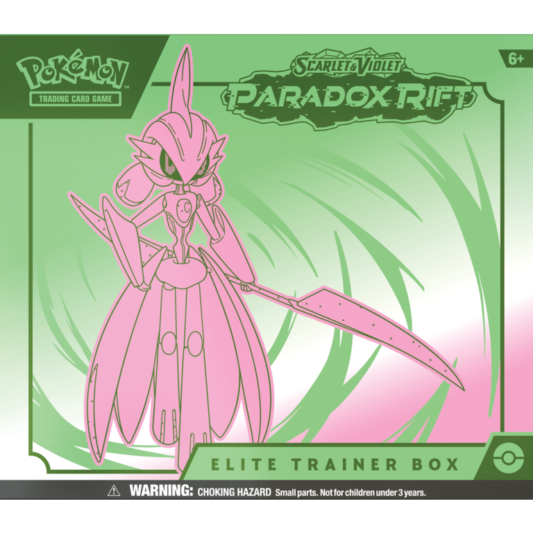 Pokémon Pokemon - Scarlet & Violet (4) - Paradox Rift - Elite Trainer Box - Iron Valiant (English)