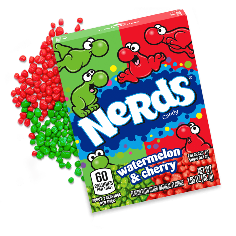 Nerds Nerds - Candy Watermelon & Cherry - 46.7g