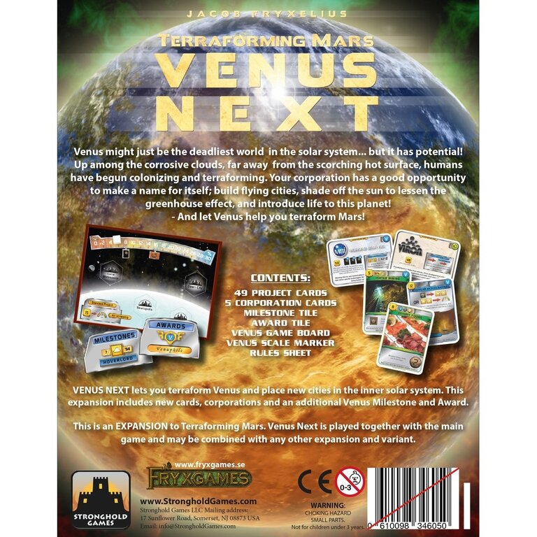 Terraforming Mars - Venus Next (Anglais)