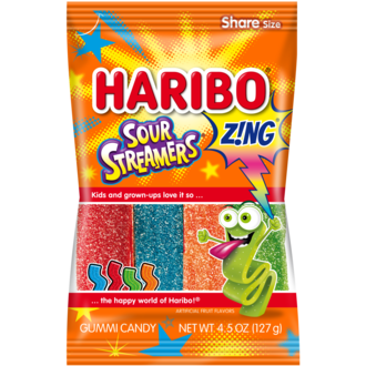 Haribo Zing - Sour Streamers 127g