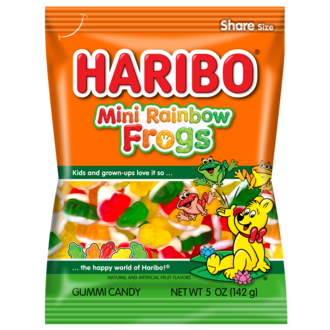 Haribo - Mini Rainbow Frogs - 142g
