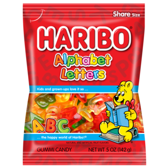 Haribo - Alphabet Letters - 142g