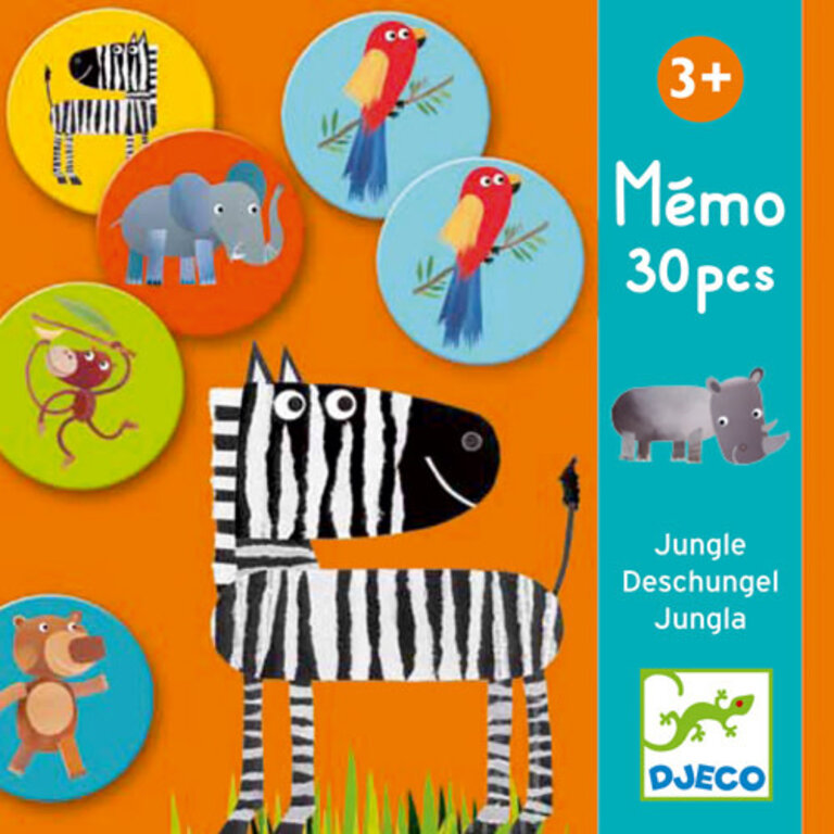 Djeco Mémo Jungle (Multilingual)