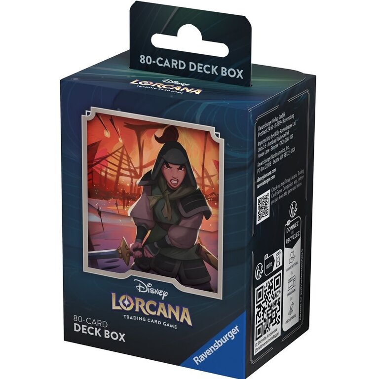 Disney Lorcana - Deck Box - Mulan - 80ct.
