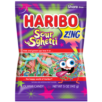 Haribo Zing - Sour S'ghetti - 142g