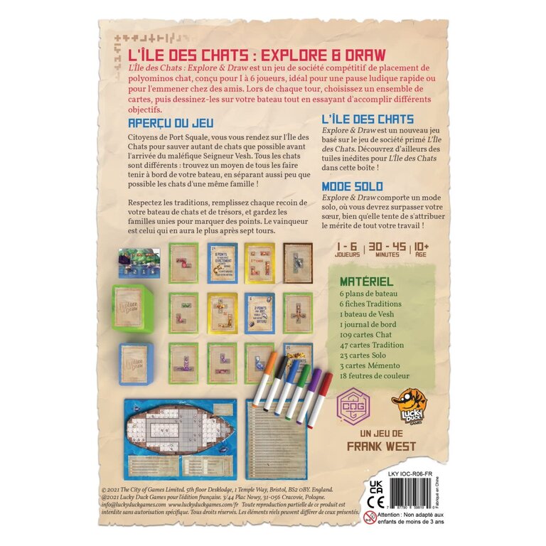 L'Ile des chats - Explore & Draw (French)