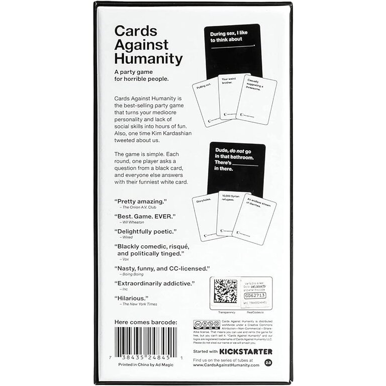 Cards Against Humanity (Anglais)