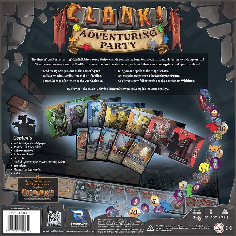 Clank! Adventuring Party (Anglais)