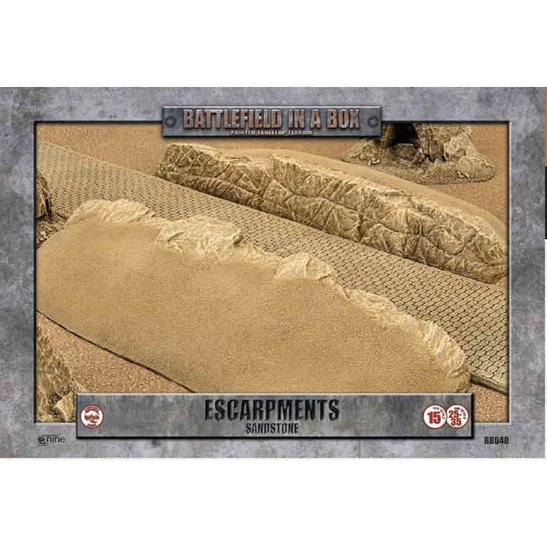 Battlefield in a Box - Sandstone - Escarpments [PRÉCOMMANDE]