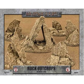 Battlefield in a Box - Sandstone - Rock Outcrops [PREORDER]