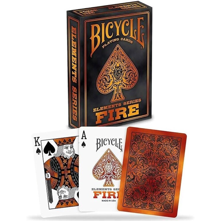 Playing Cards - Bicycle - Fire
