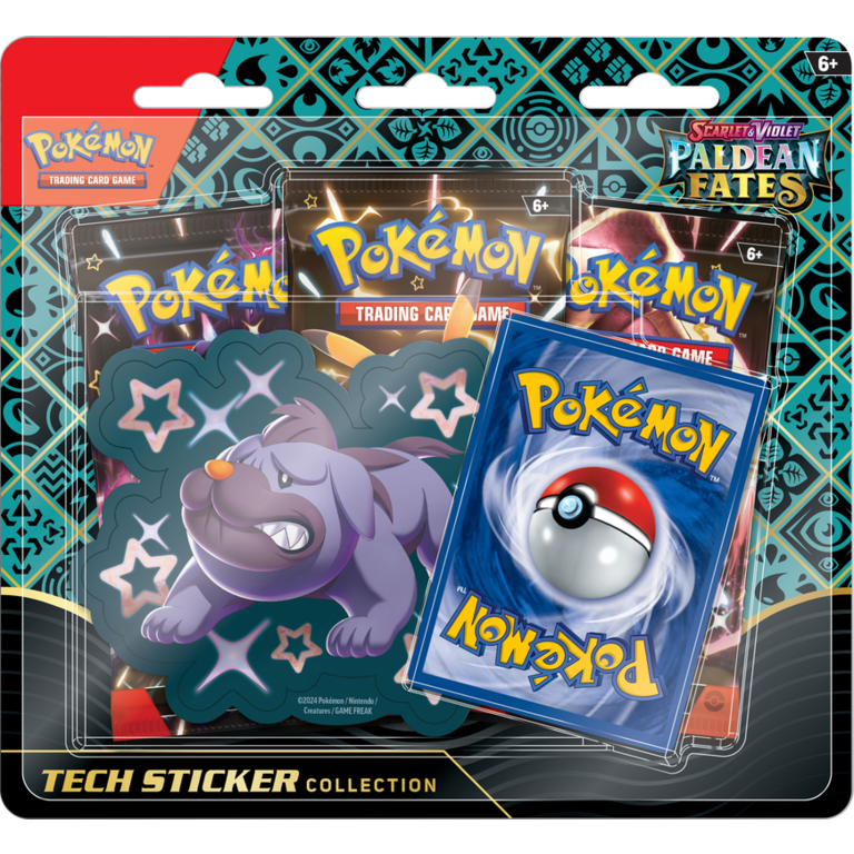 Pokémon Pokémon - Scarlet & Violet (4.5) - Paldean Fates - Tech Sticker Collection - Maschiff (Anglais)