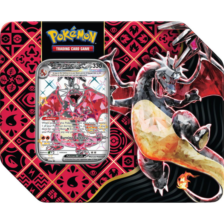 Pokémon Pokémon - Scarlet & Violet (4.5) - Paldean Fates - Tin - Charizard (English)