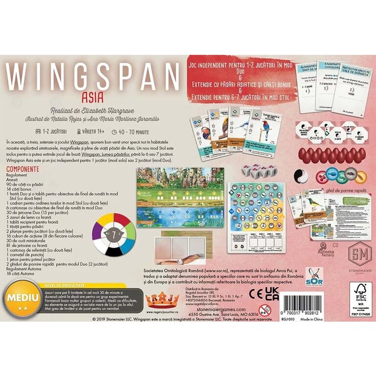 Wingspan - Asia (Anglais)