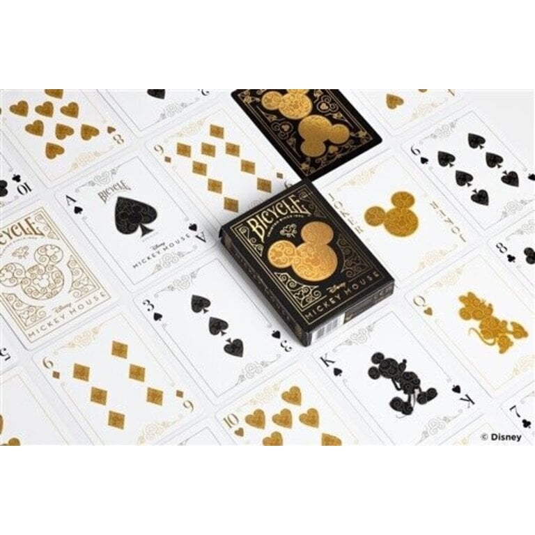 Bicycle Cartes à jouer - Bicycle - Disney Mickey - Black / Gold