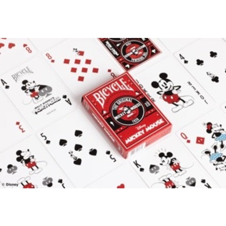 Bicycle Playing Cards - Bicycle - Disney Classic Mickey - Red