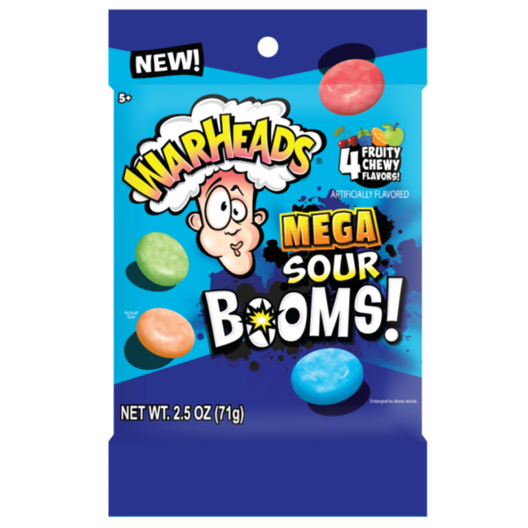 Warheads - Mega Sour Booms - 71g