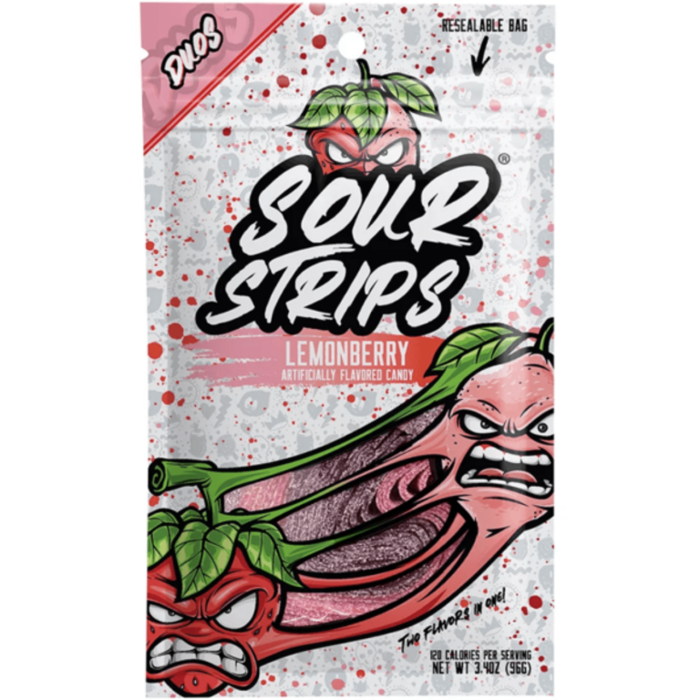 Sour Strips - Lemonberry - 96g*