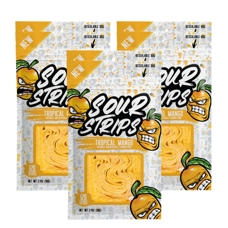 Sour Strips - Tropical Mango - 96g*
