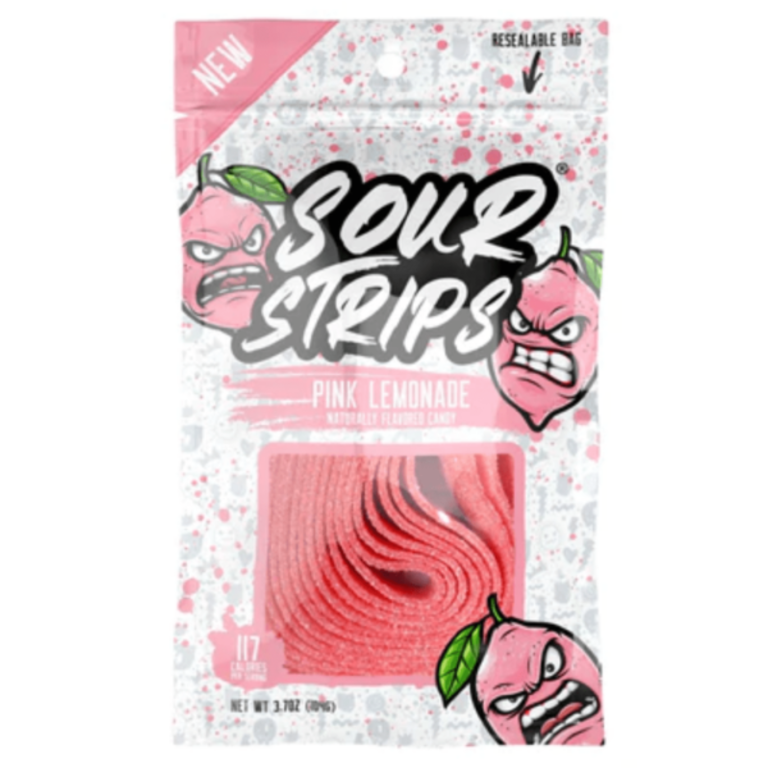 Sour Strips - Pink Lemonade - 96g*