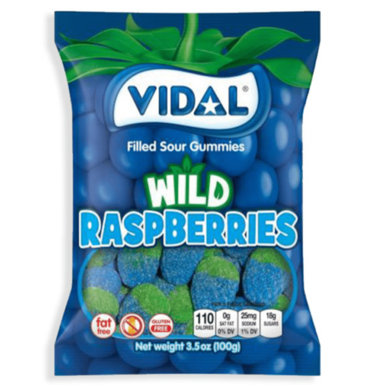 Vidal - Sour Wild Raspberries - 100g*
