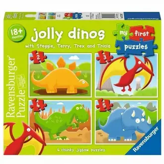 Ravensburger Jolly Dinos - 2, 3, 4, 5 pieces