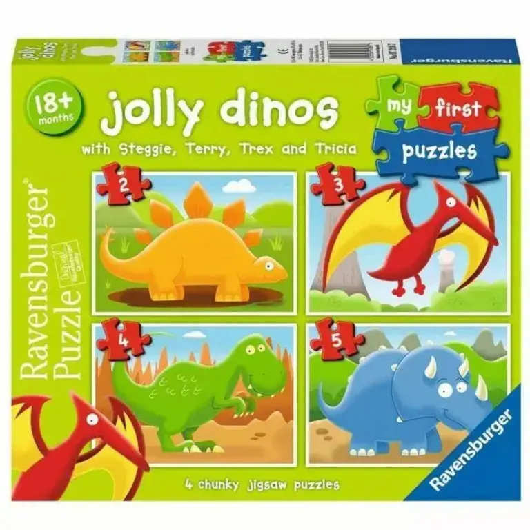 Ravensburger Jolly Dinos - 2, 3, 4, 5 pièces
