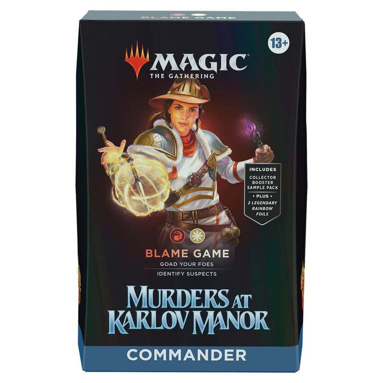 Magic the Gathering Murders at Karlov Manor - Commander Deck - Blame Game (Anglais)