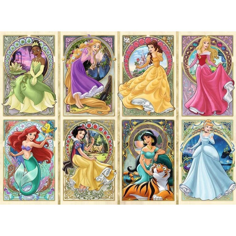 Ravensburger Disney Princesses - Art Nouveau - 1000 pieces