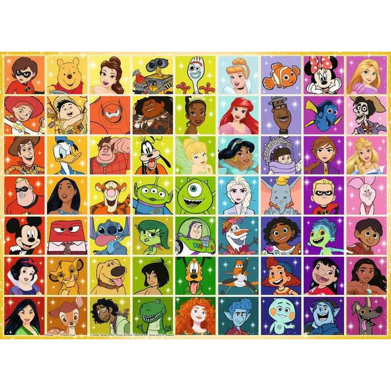 Ravensburger Disney Color Palette - 100 pièces XXL