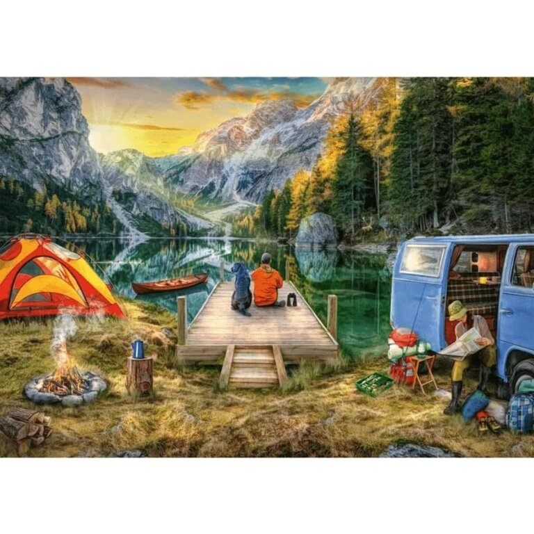 Ravensburger Calm Campsite - 1000 pieces