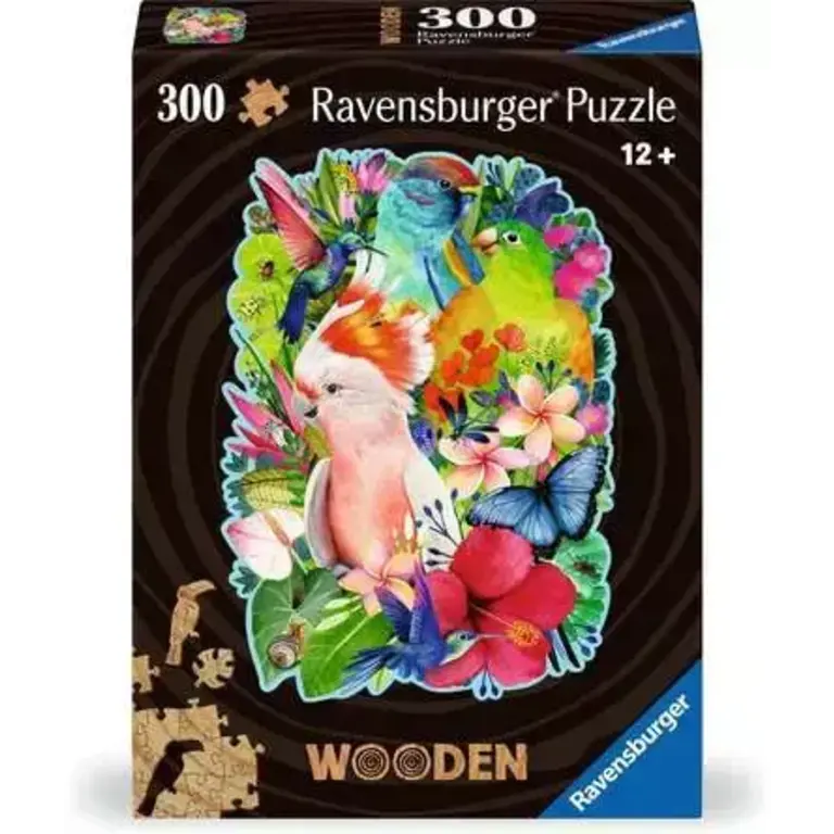 Ravensburger Beautiful Birds - Wooden - 300 pieces