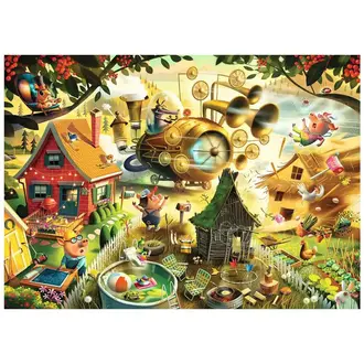 Ravensburger Look Out Little Pigs - 1000 pieces