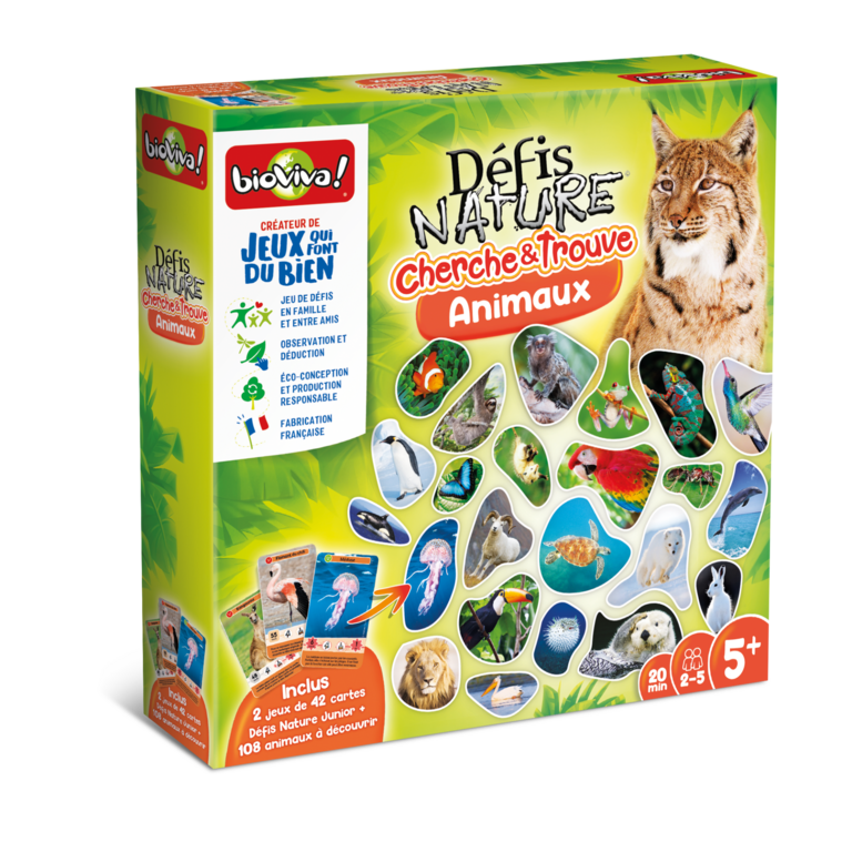 Défi nature - Cherche et trouve les animaux (French)